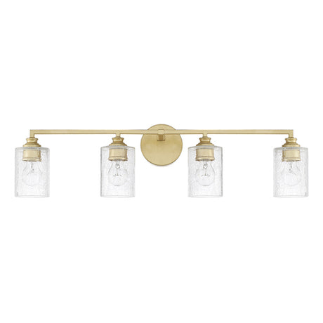 Capital Lighting 120541CG422 Milan 4 or more Bulb Bathroom Light - Capital Gold