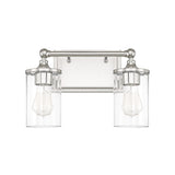 Capital Lighting 120721PN423 Camden 2 Bulb Bathroom Light - Polished Nickel
