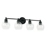 Capital Lighting 121141MB426 Mid-Century 4 or more Bulb Bathroom Light - Matte Black