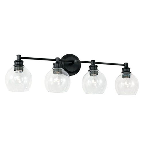 Capital Lighting 121141MB426 Mid-Century 4 or more Bulb Bathroom Light - Matte Black