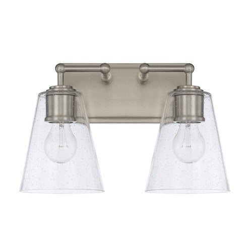 Capital Lighting 121721BN463 2 Bulb Bathroom Light - Brushed Nickel