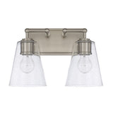 Capital Lighting 121721BN463 2 Bulb Bathroom Light - Brushed Nickel