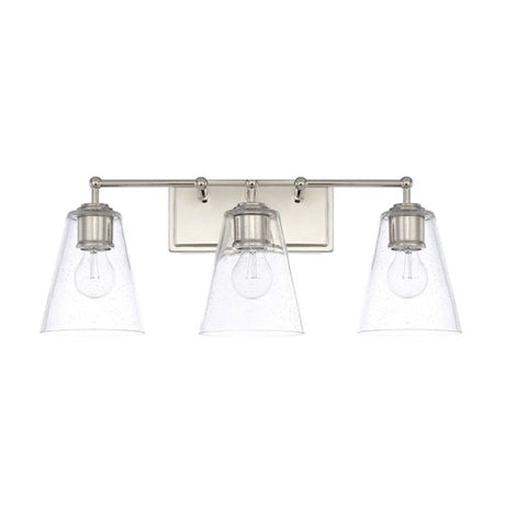 Capital Lighting 121731PN463 3 Bulb Bathroom Light - Polished Nickel