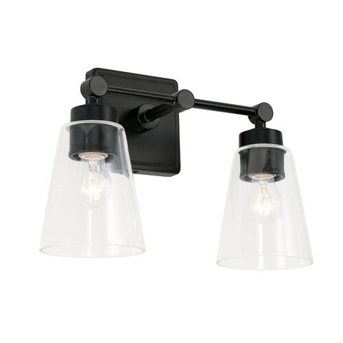 Capital Lighting 121821MB432 Rory 2 Bulb Bathroom Light - Matte Black
