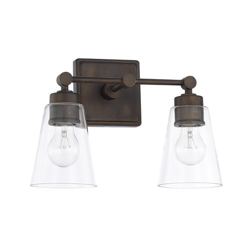 Capital Lighting 121821OB432 Rory 2 Bulb Bathroom Light - Old Bronze