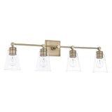 Capital Lighting 121841AD432 Rory 4 or more Bulb Bathroom Light - Aged Brass