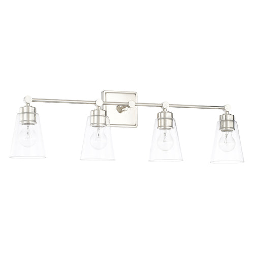 Capital Lighting 121841PN432 Rory 4 or more Bulb Bathroom Light - Polished Nickel