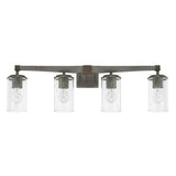 Capital Lighting 125941UG435 Zac 4 or more Bulb Bathroom Light - Urban Grey