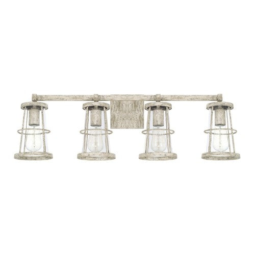 Capital Lighting 127441MS Beaufort 4 or more Bulb Bathroom Light - Mystic Sand