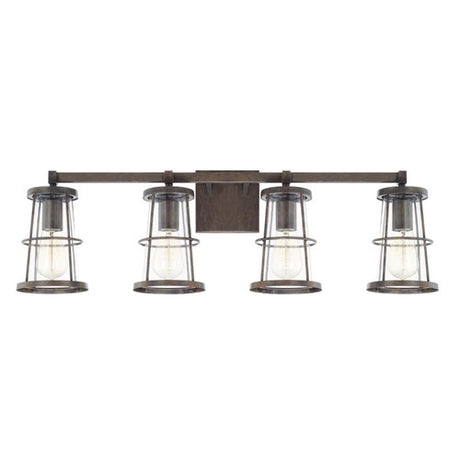 Capital Lighting 127441NG Beaufort 4 or more Bulb Bathroom Light - Nordic Grey