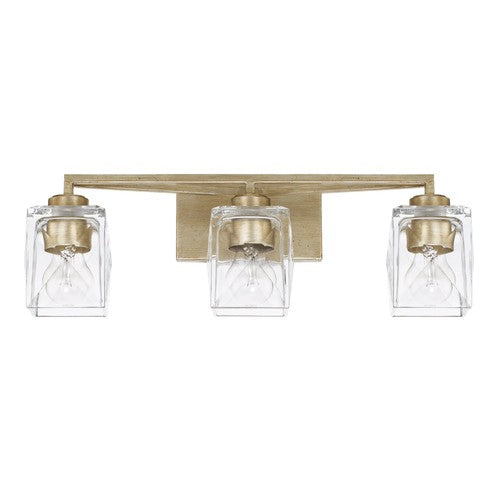 Capital Lighting 128131WG459 Karina 3 Bulb Bathroom Light - Winter Gold