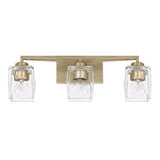 Capital Lighting 128131WG459 Karina 3 Bulb Bathroom Light - Winter Gold