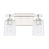 Capital Lighting 128521CH449 Greyson 2 Bulb Bathroom Light - Chrome