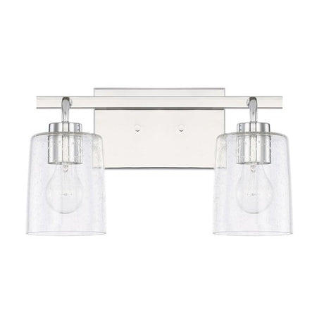 Capital Lighting 128521CH449 Greyson 2 Bulb Bathroom Light - Chrome