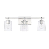 Capital Lighting 128531CH449 Greyson 3 Bulb Bathroom Light - Chrome
