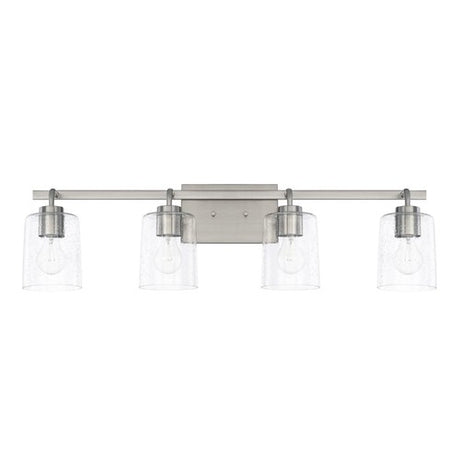 Capital Lighting 128541BN449 Greyson 4 or more Bulb Bathroom Light - Brushed Nickel
