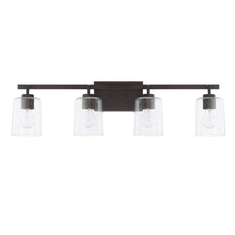 Capital Lighting 128541BZ449 Greyson 4 or more Bulb Bathroom Light - Bronze