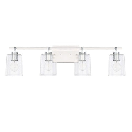 Capital Lighting 128541CH449 Greyson 4 or more Bulb Bathroom Light - Chrome