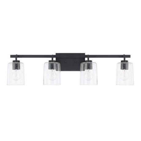 Capital Lighting 128541MB449 Greyson 4 or more Bulb Bathroom Light - Matte Black
