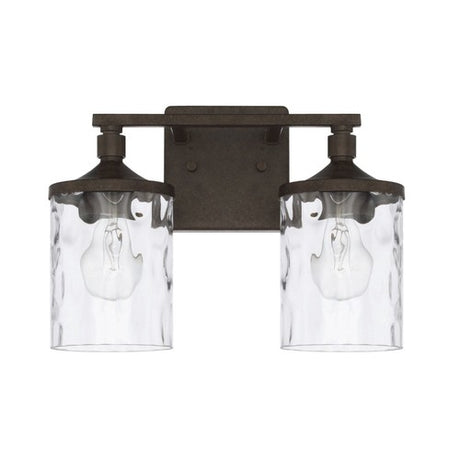 Capital Lighting 128821UB451 Collier 2 Bulb Bathroom Light - Urban Brown