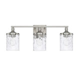 Capital Lighting 128831BN451 Collier 3 Bulb Bathroom Light - Brushed Nickel