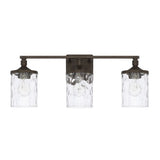 Capital Lighting 128831UB451 Collier 3 Bulb Bathroom Light - Urban Brown