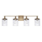 Capital Lighting 128841AD451 Collier 4 or more Bulb Bathroom Light - Aged Brass