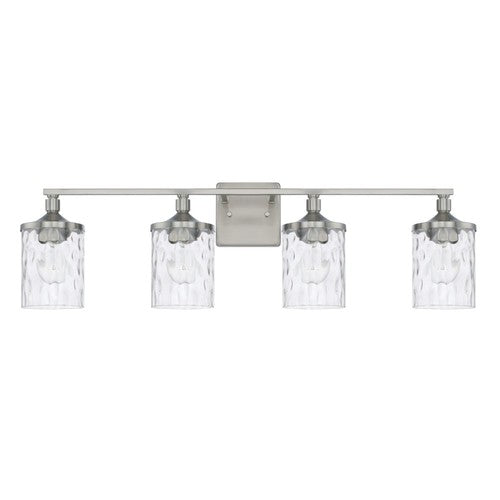 Capital Lighting 128841BN451 Collier 4 or more Bulb Bathroom Light - Brushed Nickel