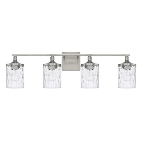 Capital Lighting 128841BN451 Collier 4 or more Bulb Bathroom Light - Brushed Nickel
