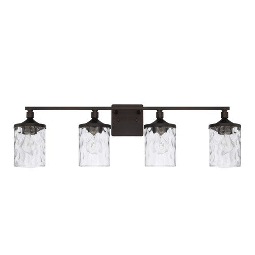Capital Lighting 128841BZ451 Collier 4 or more Bulb Bathroom Light - Bronze
