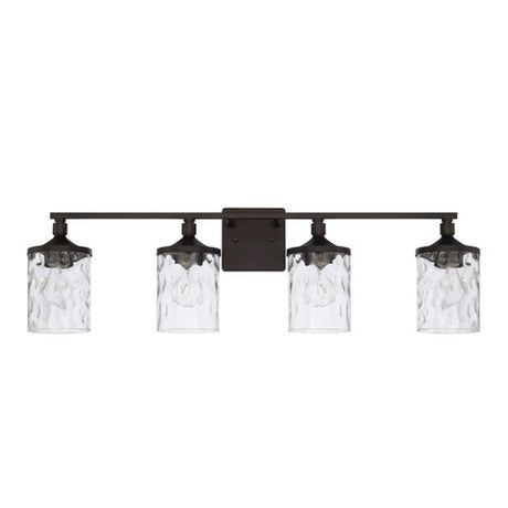 Capital Lighting 128841BZ451 Collier 4 or more Bulb Bathroom Light - Bronze
