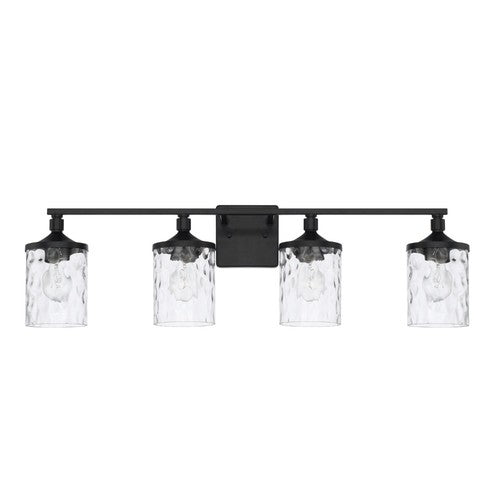 Capital Lighting 128841MB451 Collier 4 or more Bulb Bathroom Light - Matte Black