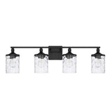 Capital Lighting 128841MB451 Collier 4 or more Bulb Bathroom Light - Matte Black