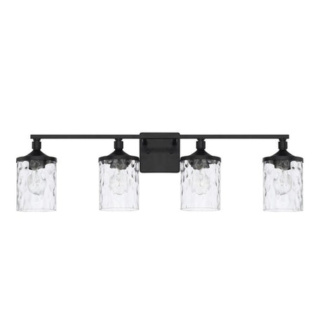 Capital Lighting 128841MB451 Collier 4 or more Bulb Bathroom Light - Matte Black