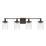 Capital Lighting 128841UB451 Collier 4 or more Bulb Bathroom Light - Urban Brown