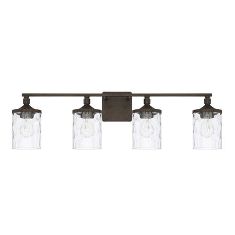 Capital Lighting 128841UB451 Collier 4 or more Bulb Bathroom Light - Urban Brown