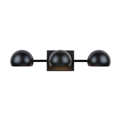 Capital Lighting 133131MB Hadley 3 Bulb Bathroom Light - Matte Black