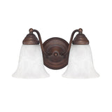 Capital Lighting 1362BB117 Brady 2 Bulb Bathroom Light - Burnished Bronze