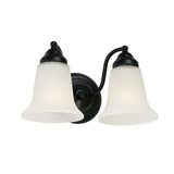 Capital Lighting 1362MB117 Brady 2 Bulb Bathroom Light - Matte Black