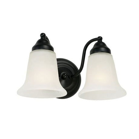 Capital Lighting 1362MB117 Brady 2 Bulb Bathroom Light - Matte Black