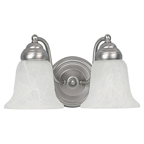 Capital Lighting 1362MN117 Brady 2 Bulb Bathroom Light - Matte Nickel