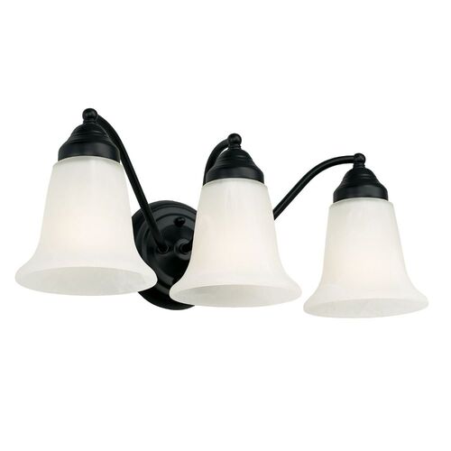 Capital Lighting 1363MB117 Brady 3 Bulb Bathroom Light - Matte Black