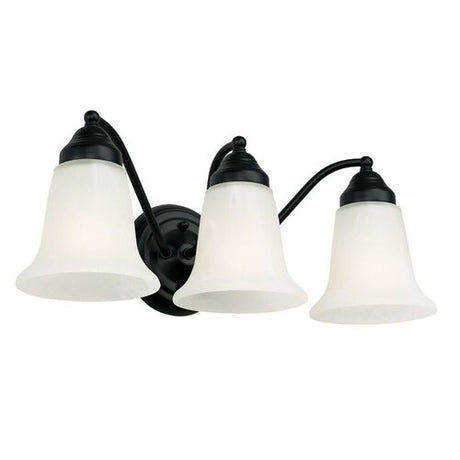 Capital Lighting 1363MB117 Brady 3 Bulb Bathroom Light - Matte Black