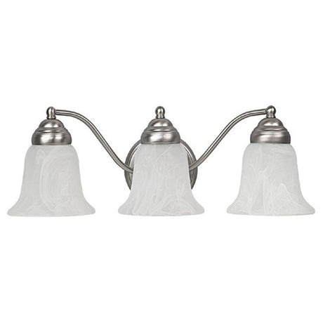 Capital Lighting 1363MN117 Brady 3 Bulb Bathroom Light - Matte Nickel