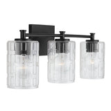 Capital Lighting 138331MB491 Emerson 3 Bulb Bathroom Light - Matte Black