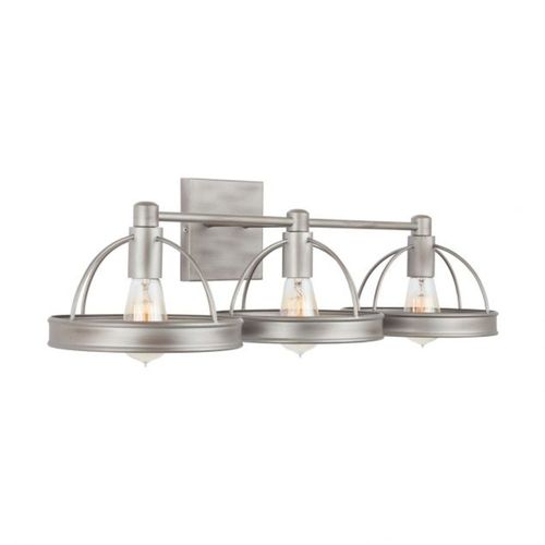 Capital Lighting 138431WY Independent 3 Bulb Bathroom Light - Washed Grey