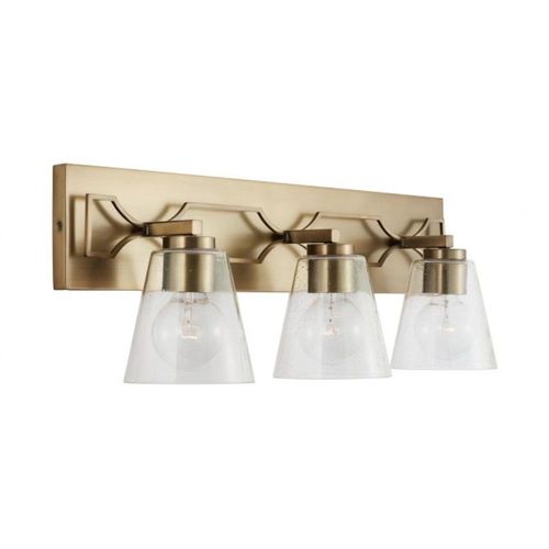 Capital Lighting 138931AD494 Jordyn 3 Bulb Bathroom Light - Aged Brass