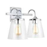 Capital Lighting 139122CH496 Jayne 2 Bulb Bathroom Light - Chrome