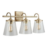 Capital Lighting 139132AD496 Jayne 3 Bulb Bathroom Light - Aged Brass