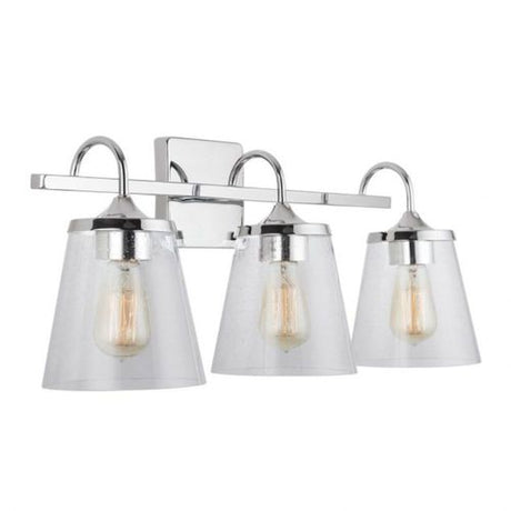 Capital Lighting 139132CH496 Jayne 3 Bulb Bathroom Light - Chrome